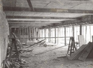 Foto: Archiv Langhammer Juni 1962 Die Decke entsteht