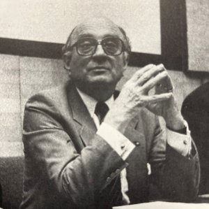 Dr. Otto Graf Lambsdorff 1988 bei der Jahreshauptversammlung.