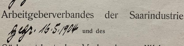 Textausschnitt Arbeitgeberverband